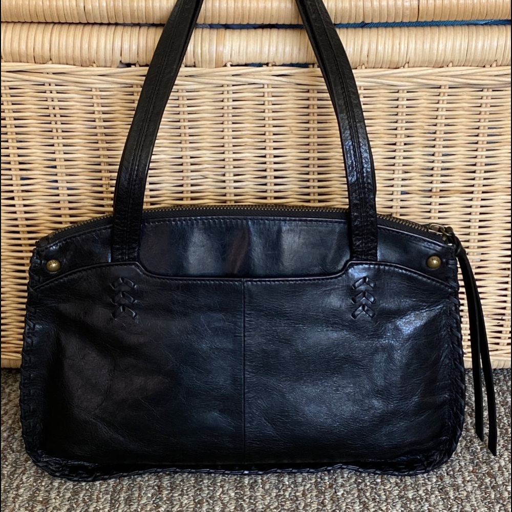 Vintage Boho Hand-stitched Hobo Int’l Handbag &⁉️